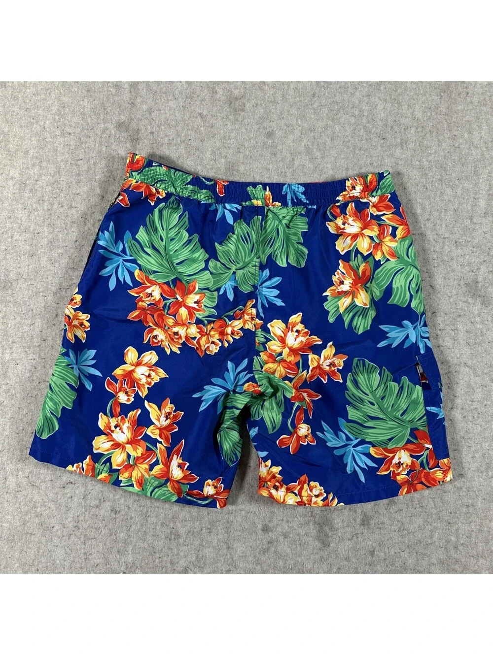 Polo Ralph Lauren Swim Shorts Mens XL Hawaiian Aloha Print Board Trunks Beach